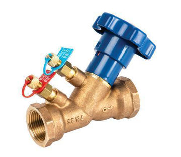 Picture of Balancing Valve,VIR,Model 9505,25mm,
Screwed BSP female x female,PN25 rated,Brass,
handwheel operated