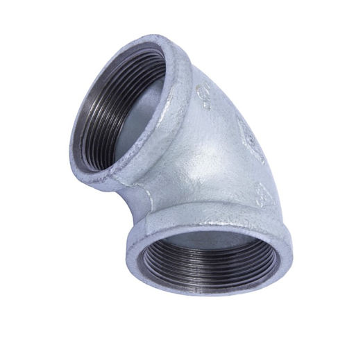 Picture of ELBOW EN10242 MALLEABLE CAST GALV MECH 20 x 90 x FF