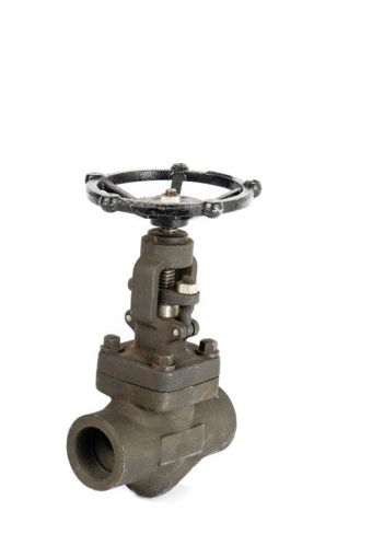 Picture of Globe Valve,Natco,API602,DN15mm,screwed NPT Female x female, rising spindle,bolted bonnet,class 800# rated, A105 forged steel,handwheel operated