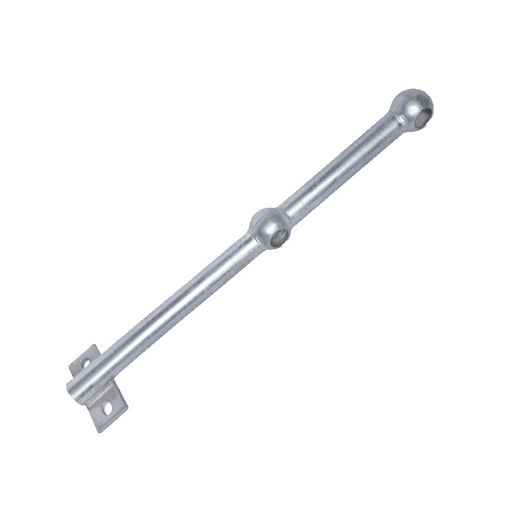 Picture of HANDRAIL STANCHION COMMERCIAL QUALITY GALVANIZED MS90 x SIDE x MOUNT