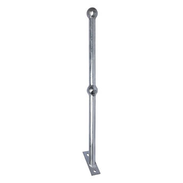 Picture of HANDRAIL STANCHION COMMERCIAL QUALITY GALVANIZED
MTA40 x TOP x MOUNT