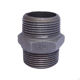 Picture of NIPPLE EN10242 MALLEABLE CAST BLACK MECH 25 x HEX