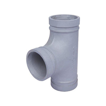 Picture of TEE DUCTILE IRON ASTM A536 GALVANISED 65 (76.1) 95MM CF
