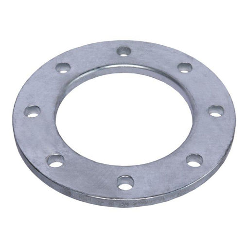 Picture of PLATE FLANGE COMMERCIAL QUALITY GALVANISED TD FLAT FACE BACKING FLANGE (HDPE) 140