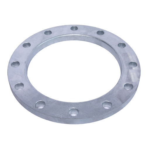 Picture of PLATE FLANGE COMMERCIAL QUALITY GALVANISED ASA150 FLAT FACE BACKING FLANGE (HDPE) 250