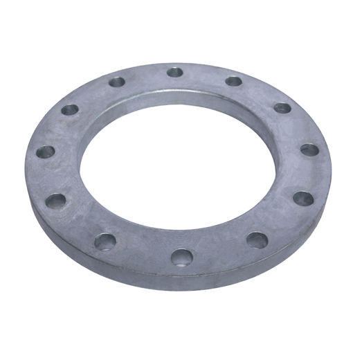 Picture of PLATE FLANGE COMMERCIAL QUALITY GALVANISED T2500 FLAT FACE BACKING FLANGE (HDPE) 250