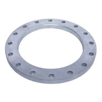 Picture of PLATE FLANGE COMMERCIAL QUALITY GALVANISED T1600 FLAT
FACE BACKING FLANGE (HDPE) 400