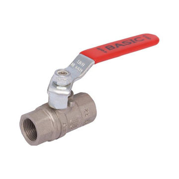 Picture of Ball Valve,Enolgas,S211,full bore,DN10mm,
screwed BSP female x female,PN50,brass chromeplated,
handlever operated