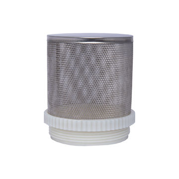 Picture of Non-return Valve spare,Natco,Foot valve filter,
DN32mm, screwed BSP male,304 stainless steel sieve
plastic thread