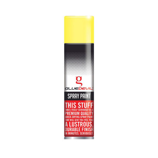 Picture of SPRAY PAINT CANARY YELLOW Q:300ML GLUEDEVIL