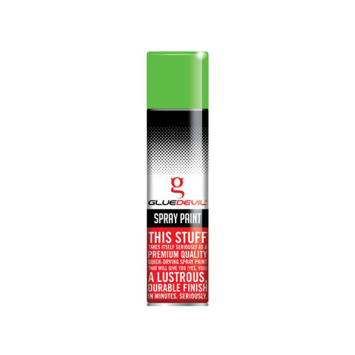 Picture of SPRAY PAINT FLUORESCENT GREEN Q:300ML GLUEDEVIL