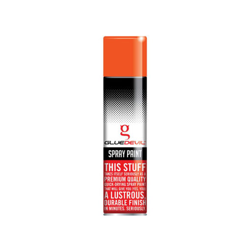 Picture of SPRAY PAINT FLUORESCENT ORANGE Q:300ML GLUEDEVIL