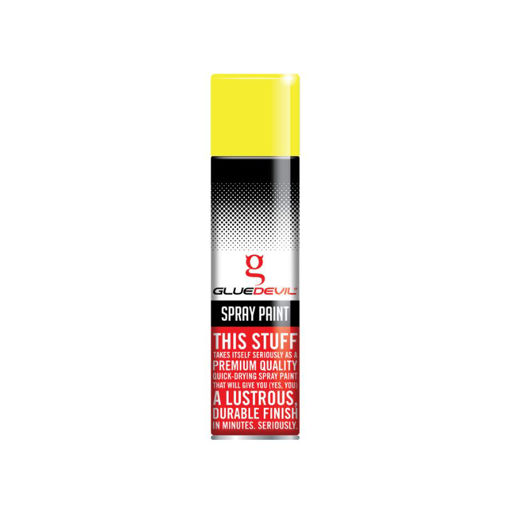 Picture of SPRAY PAINT FLUORESCENT YELLOW Q:300ML GLUEDEVIL