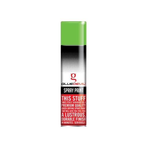 Picture of SPRAY PAINT GREEN APPLE Q:300ML GLUEDEVIL