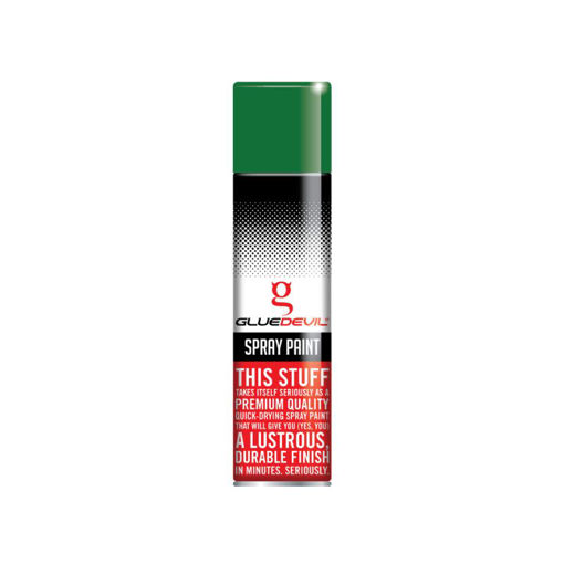 Picture of SPRAY PAINT GREEN GRASS Q:300ML GLUEDEVIL