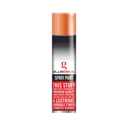 Picture of SPRAY PAINT ORANGE Q:300ML GLUEDEVIL