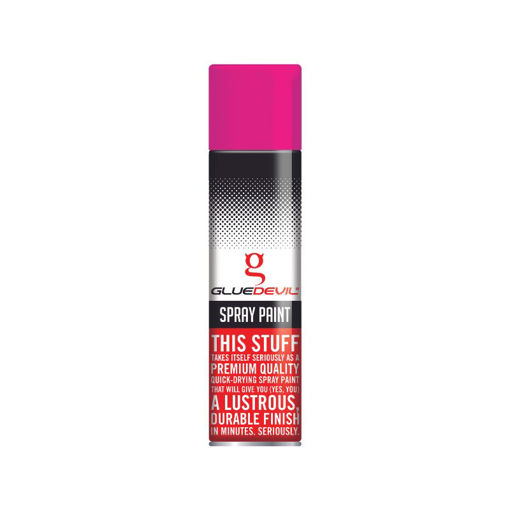 Picture of SPRAY PAINT HOT PINK Q:300ML GLUEDEVIL