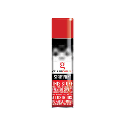 Picture of SPRAY PAINT SIGNAL RED Q:300ML GLUEDEVIL