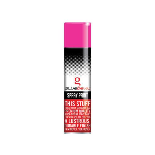 Picture of SPRAY PAINT FLUORESCENT PINK Q:300ML GLUEDEVIL