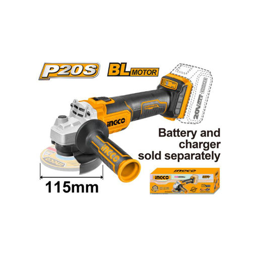 Picture of ANGLE GRINDER 20V PS CORDLESS BRUSHLESS 115MM INGCO