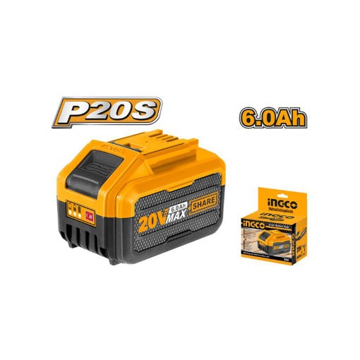 Picture of INGCO 20V PS+CORDLESS BATTERY  6.0AH