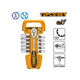 Picture of SOCKET HEX SET: 1/2" DRIVE 10, 11, 12, 13, 14, 15, 17, 19, 21, 24MM, RATCHET& EXTENSION BAR Q:12 INGCO