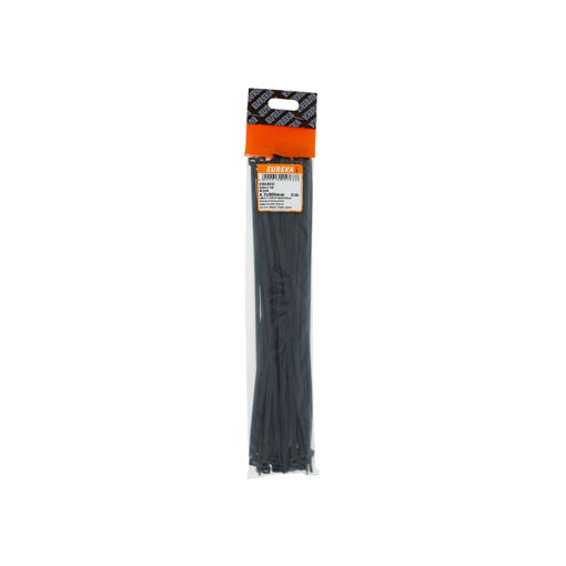 Picture of CABLE TIE BLACK 4.7X305MM Q:50 EUREKA