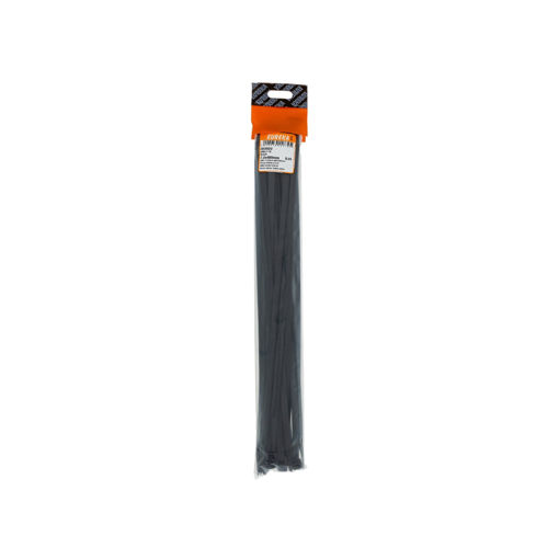 Picture of CABLE TIE BLACK 7.2X400MM Q:25 EUREKA