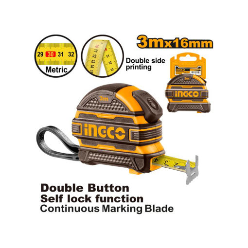 Picture of TAPE MEASURE RUBBER CASE 16MMX3M INGCO