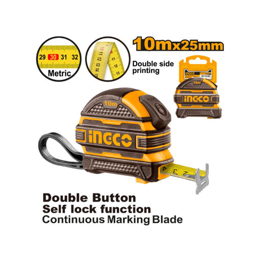 Picture of TAPE MEASURE RUBBER CASE 25MMX10M INGCO