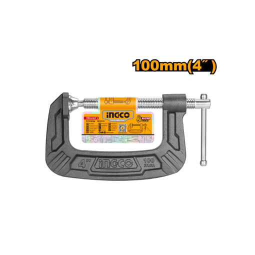 Picture of CLAMP G CAST IRON 4" 100MM INGCO