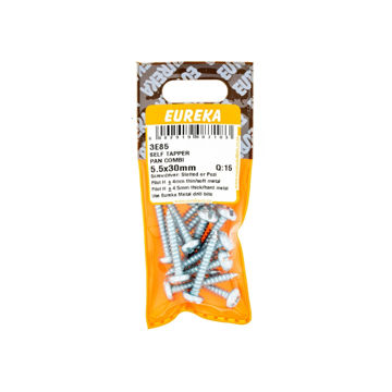 Picture of SELF TAPPING SCREW PAN HEAD COMBINATION 5.5X30MM Q:15 EUREKA