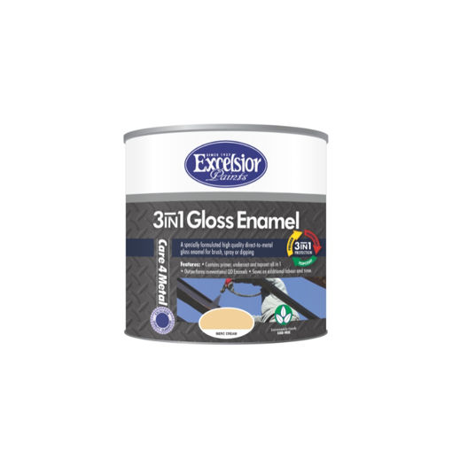 Picture of PAINT 3 IN 1 METAL COAT (MC) MERCEDES (MERC) CREAM Q:1L EXCELSIOR