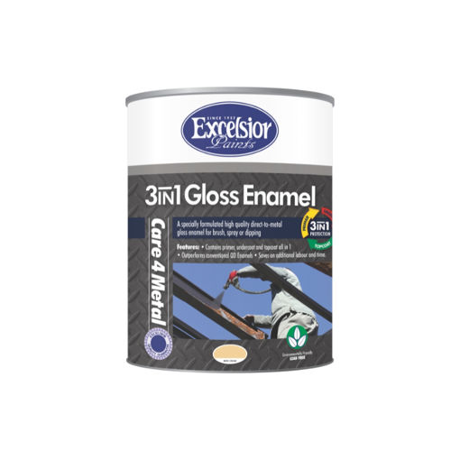 Picture of PAINT 3 IN 1 METAL COAT (MC) MERCEDES (MERC) CREAM Q:5L EXCELSIOR