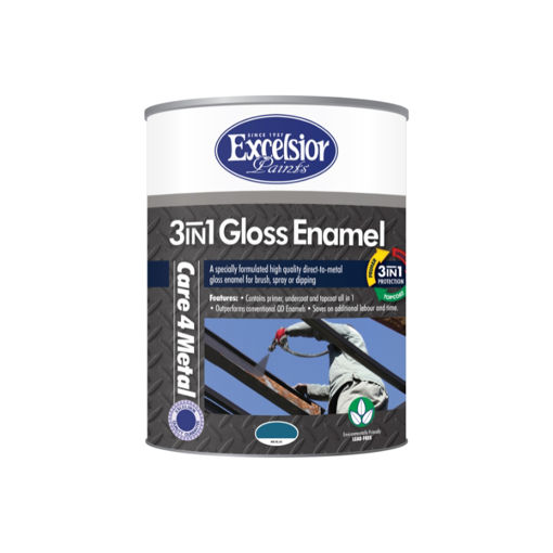 Picture of PAINT 3 IN 1 METAL COAT (MC) MIDNIGHT (MID) BLUE Q:5L EXCELSIOR