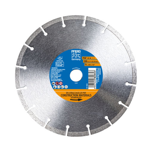 Picture of DIAMOND DISC DIY GRADE (PSF) SEGMENTED 230X3.2MM PFERD