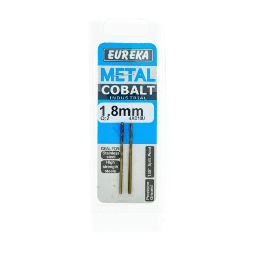 Picture of DRILL BIT COBALT 1.8MM Q:2 EUREKA