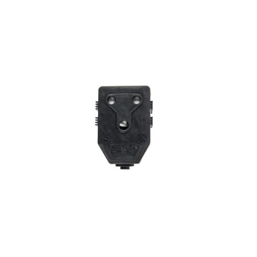 Picture of ELECTRICAL COUPLER DOUBLE JANUS 16AMP BLACK RUBBER COMPOSITE