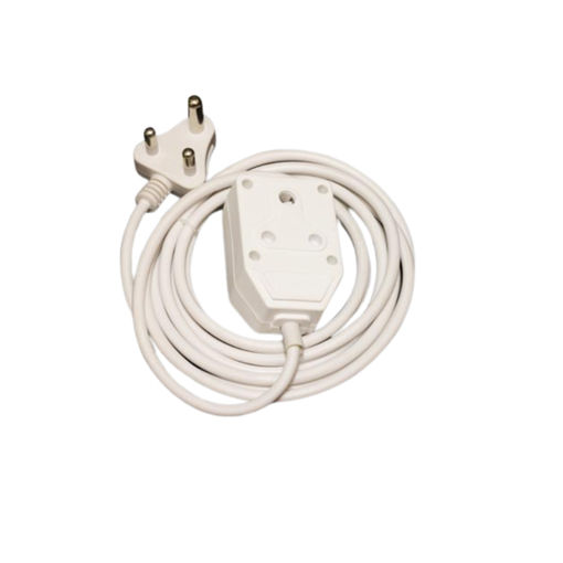 Picture of ELECTRICAL EXTENSION CORD 3MX1.0MM WHITE DOUBLE JANUS