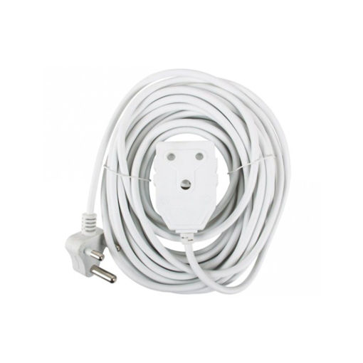 Picture of ELECTRICAL EXTENSION CORD 10MX1.0MM WHITE DOUBLE JANUS