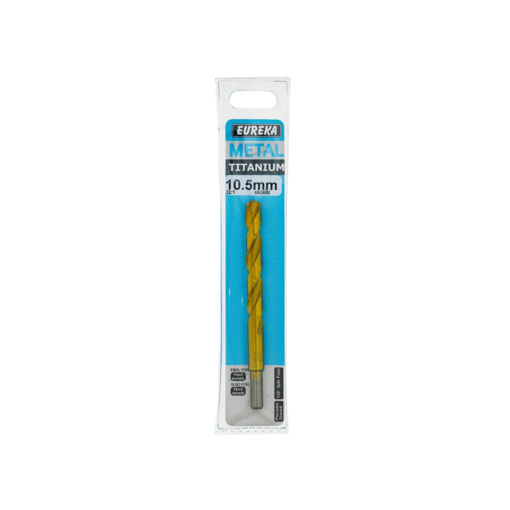Picture of DRILL BIT HSS (HIGH SPEED STEEL) TITAN GOLD 10.5MM EUREKA