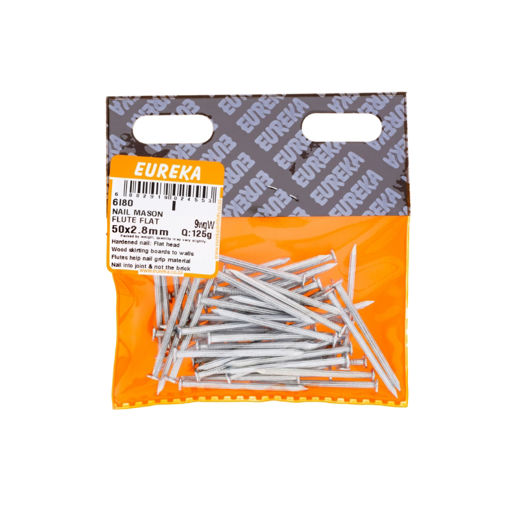 Picture of NAIL MASONRY FLUTE FLAT 50X2.8MM Q:125G EUREKA