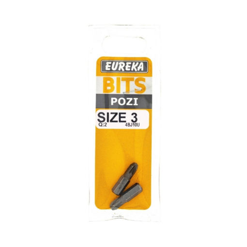 Picture of BIT POZI 25MM SIZE 3 SCREW 6MM Q:2 EUREKA