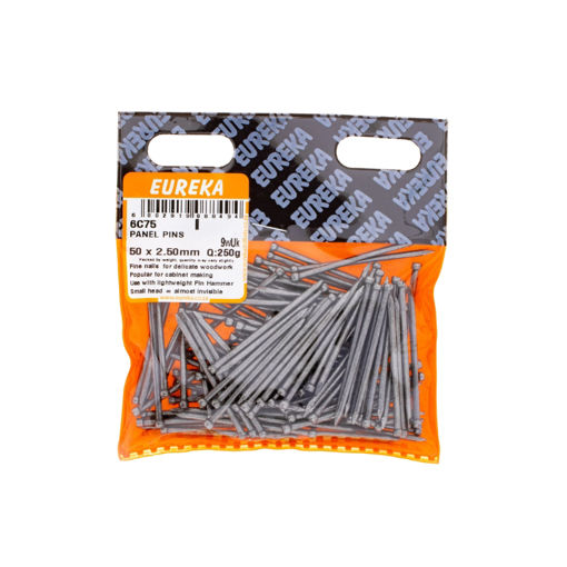 Picture of PANEL PINS 50X2.50MM Q:250G EUREKA