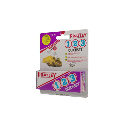 Picture of QUICKSET 1-2-3 BUBBLE PACK Q:15ML PRATLEY