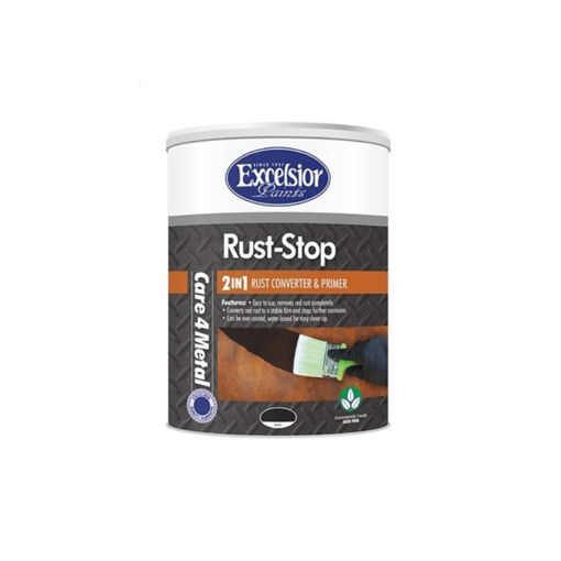 Picture of PRIMER & RUST CONVERTER RUST-STOP BLACK Q:1L EXCELSIOR