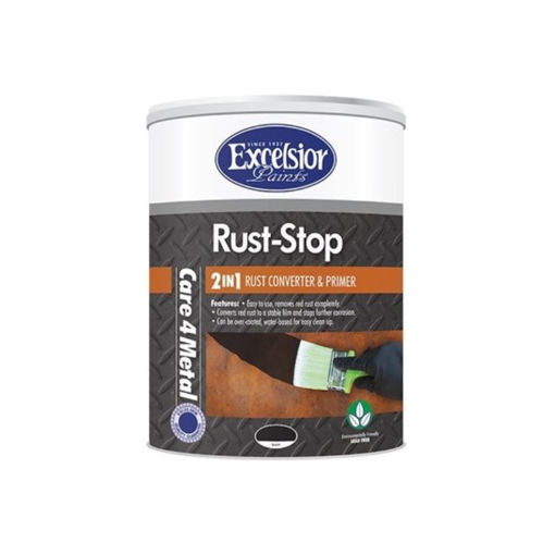 Picture of PRIMER & RUST CONVERTER RUST-STOP BLACK Q:5L EXCELSIOR