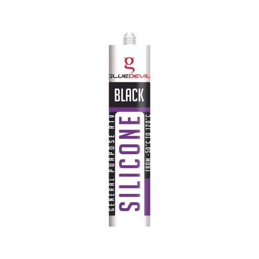 Picture of SILICONE GD7 GENERAL PURPOSE BLACK 260ML GLUEDEVIL