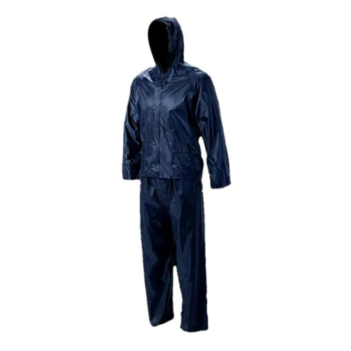 Picture of SUITS RAIN RUBBER NAVY BLUE SIZE XL DROMEX