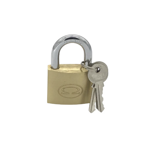 Picture of PADLOCK BRASS 32MM IN BOX OMEGA